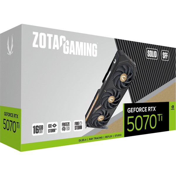 ZOTAC NVIDIA GeForce RTX 5070 Ti SOLID SFF - Grafické karty - Obrázek 2GLI000K01