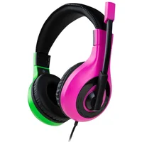 Headset Bigben Wired Stereo Pink + Green (Switch) - Sluchátka