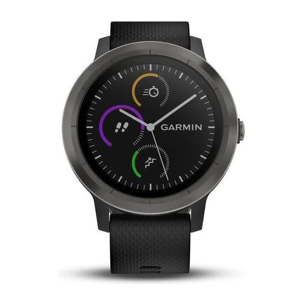 Garmin vívoActive3 Optic chytré hodinky PVD šedé/černý pásek - Chytré hodinky - Obrázek 2GRN000101
