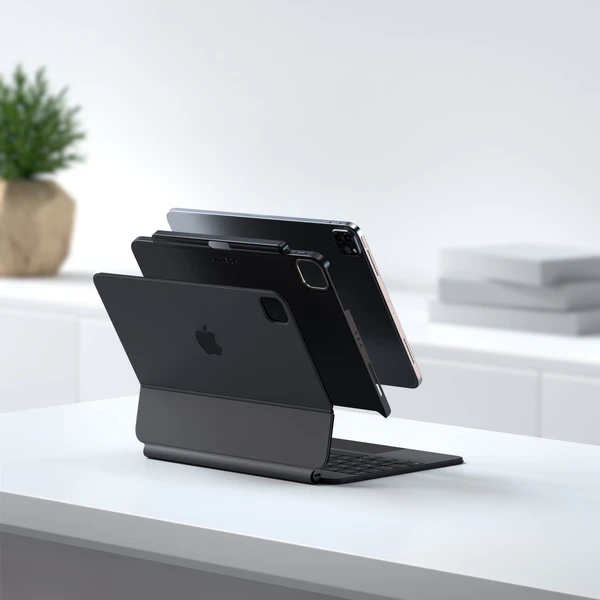 Satechi magnetický kryt z veganské kůže pro iPad Pro 12.9" černá - Pouzdra - Obrázek 2H00000J01