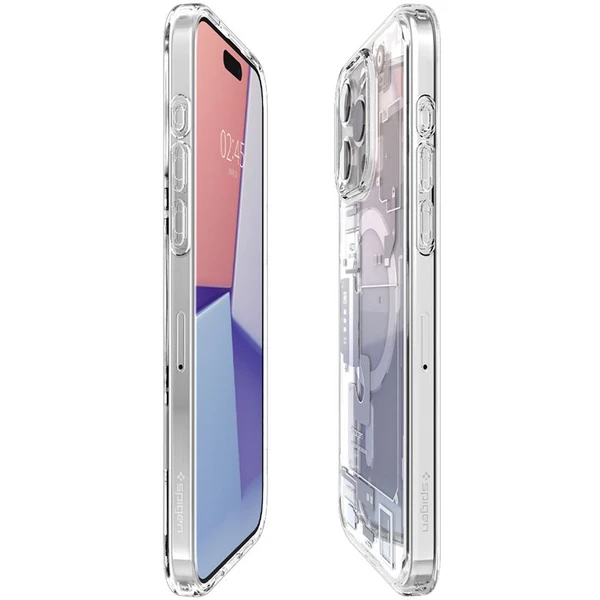 Spigen Ultra Hybrid MagFit kryt iPhone 15 Pro zero one bílý - Pouzdra - Obrázek 2HHA000601