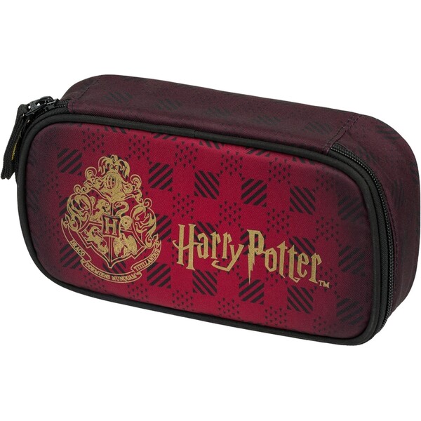 Školní penál etue Harry Potter Bradavice, vínový