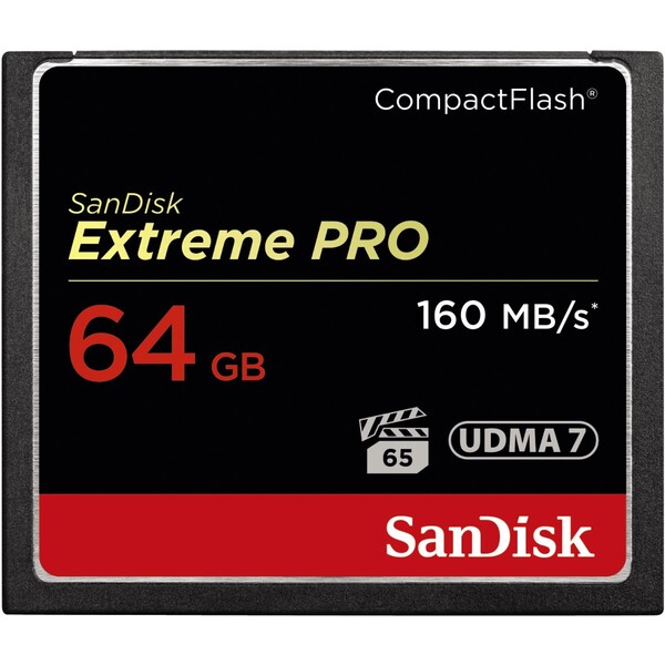 SanDisk Extreme Pro CompactFlash 64GB SDCFXPS-064G-X46