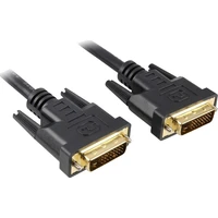 PremiumCord DVI-D/DVI-D kabel 2K 0,5m černý - Kabely a redukce