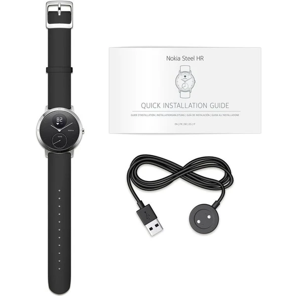 Withings Steel HR hodinky (40 mm) černé - Chytré hodinky - Obrázek 2J9P000101