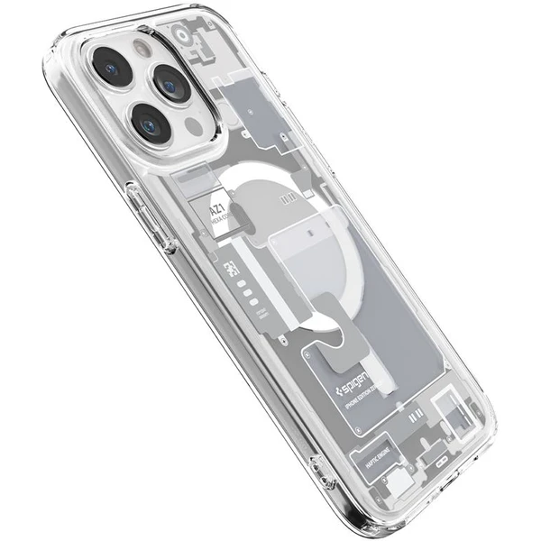 Spigen Ultra Hybrid MagFit kryt iPhone 15 Pro Max zero one bílý - Pouzdra - Obrázek 2KHA000601