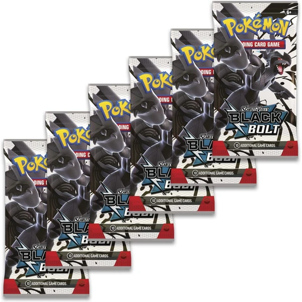 Pokémon TCG: SV10.5 Black Bolt - Booster Bundle - Pokémon karty - Obrázek 2KPD000K01