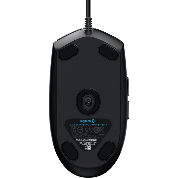 Logitech G203 LIGHTSYNC myš černá - Myši - Obrázek 2KRO600301