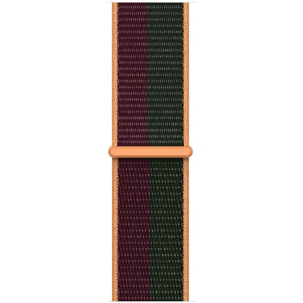 Apple Watch 41mm tmavě višňový/piniový provlékací sportovní řemínek Višňová/piniově zelená