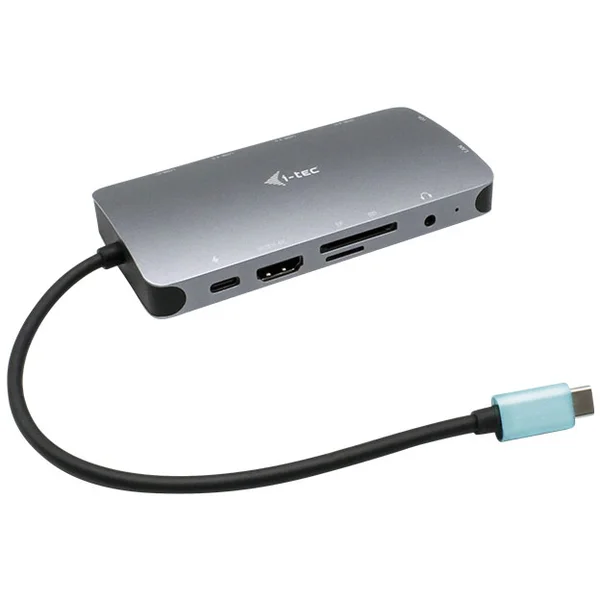 i-tec USB-C Metal Nano Dock dokovací stanice vesmírně šedá - USB huby - Obrázek 2LIC200401
