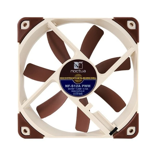 Noctua NF-S12A PWM - Ventilátory pro PC - Obrázek 2MQR600301