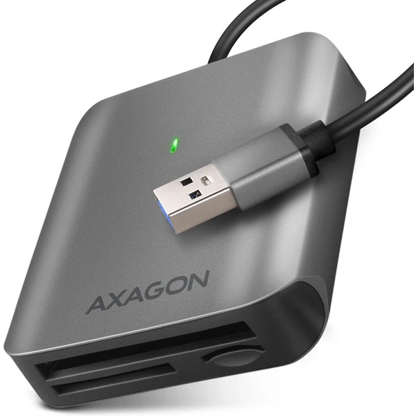 AXAGON CRE-S3 čtečka karet USB-A šedá - Čtečky paměťových karet - Hlavní obrázek