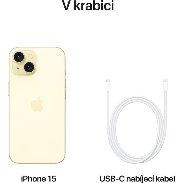 Apple iPhone 15 512GB žlutý - Mobilní telefony - Obrázek 2N39000601