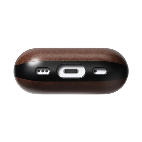 Nomad Modern Leather pouzdro AirPods Pro 2. generace tmavě hnědé - Pouzdra - Obrázek 2NH5000N01