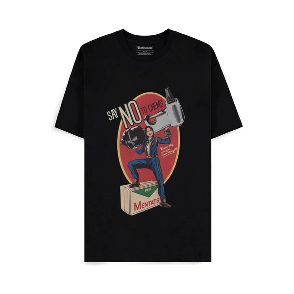 Tričko Fallout TV Series - Say No To Chems S Černá