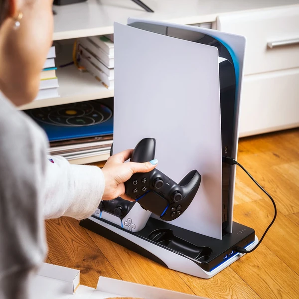 FIXED nabíjecí stanice s chlazením pro PlayStation 5 a DualSense černá - Dokovací stanice - Obrázek 2O1A700301