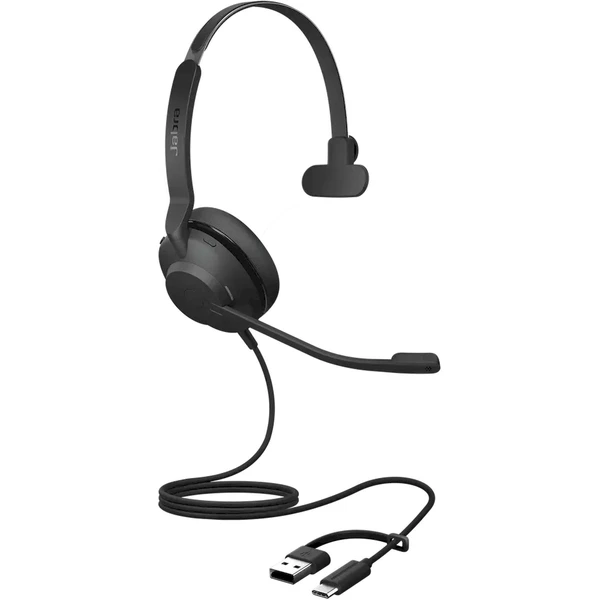 Jabra Evolve2 30 SE USB-C/A UC Mono sluchátka černá - Sluchátka - Obrázek 2O4J000K01