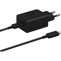 Samsung USB-C síťový adaptér (45W) + USB-C kabel černý (EP-T4510NBE) - Nabíječky