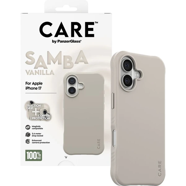 PanzerGlass® CARE Samba kryt s MagSafe Apple iPhone 17 Vanilla - Pouzdra - Obrázek 2ODH000K01