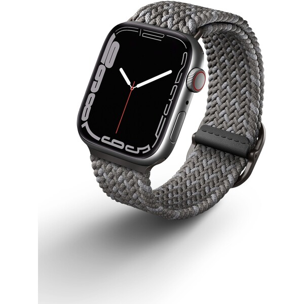 UNIQ Aspen Designer Edition řemínek Apple Watch 46/45/44/42mm Pebble Grey