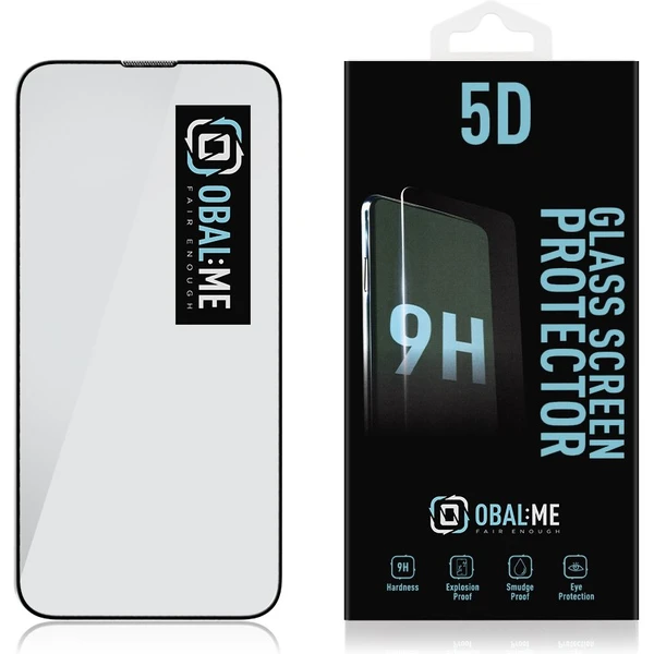 Obal:Me 5D tvrzené sklo Apple iPhone 13 mini černé - Ochranné folie a skla - Obrázek 2PK6000701