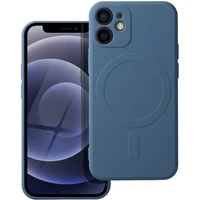 Smarty Mag silikonový kryt s MagSafe iPhone 12 Mini modrý - Pouzdra