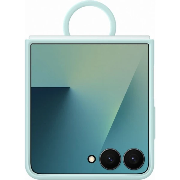Samsung Ring Silicone Case ochranný kryt Galaxy Z Flip7 mentolově zelený - Pouzdra - Obrázek 2QGE000K01