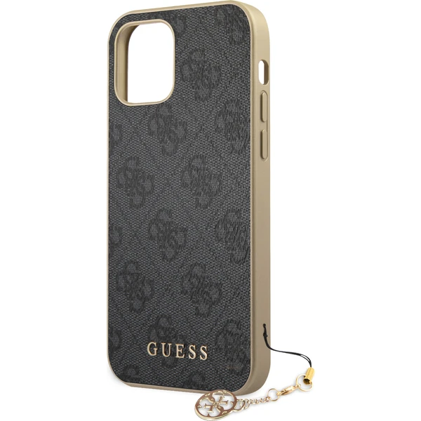 Guess 4G Charms kryt iPhone 12/12 Pro 6.1" šedý - Pouzdra - Obrázek 2QRN500301