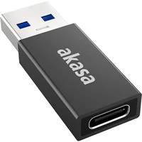 Akasa adaptér USB3.1 Gen2 Type-C - USB-A (F/M), 2ks v balení - Redukce