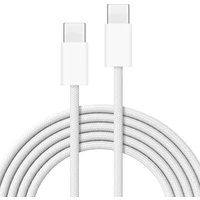 Cubenest Braided opletený USB-C kabel (60W), 1 m, bílý - Kabely