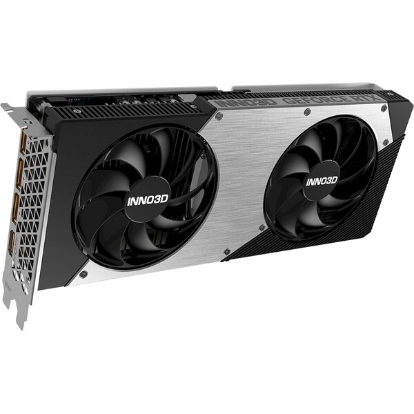 INNO3D NVIDIA GeForce RTX 5060 X2 OC (N50602-08D7X-195070N) Černá/stříbrná