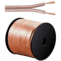 PremiumCord Kabely na propojení reprosoustav 99,9% měď 2x2,5mm2 100m - Kabely