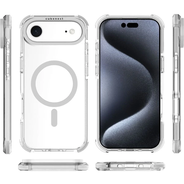 Cubenest MagPro Strong Guard MagSafe kryt iPhone Air bílý - Pouzdra - Obrázek 2SBK000K01