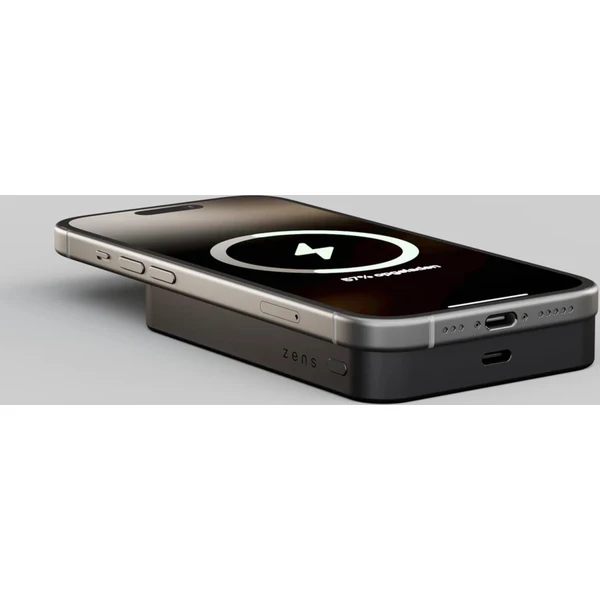 ZENS Pro 1 MagSafe/Qi2 slim powerbanka (10000 mAh), 15 W, USB-C, černá - Powerbanky - Obrázek 2SFL000K01