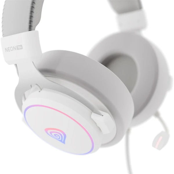 Genesis NEON 764 headset bílý - Sluchátka - Obrázek 2SSE000K01