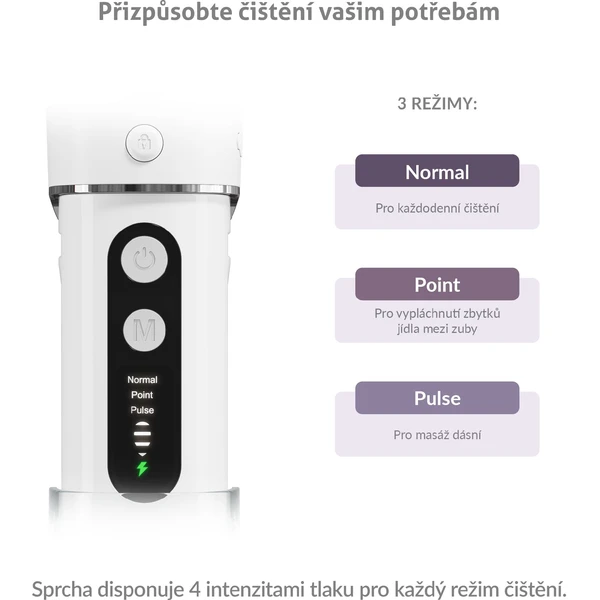 TrueLife AquaFloss Mini M50 ústní sprcha bílá - Ústní sprchy - Obrázek 2TUL000K01