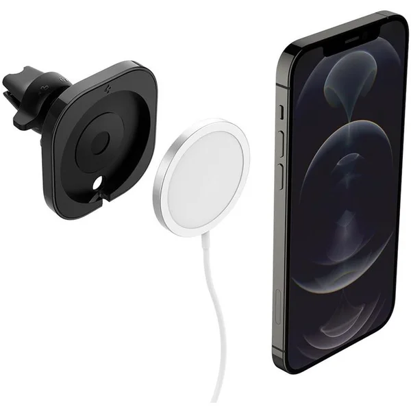 Spigen MagFit Car Mount pro nabíječku MagSafe černý - Držáky - Obrázek 2UFHF00101