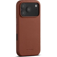 Woolnut MagSafe kožený kryt iPhone 17 Pro hnědý - Pouzdra