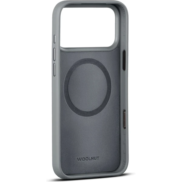 Woolnut MagSafe kožený kryt iPhone 17 Pro Max šedý - Pouzdra - Obrázek 2VLH000K01