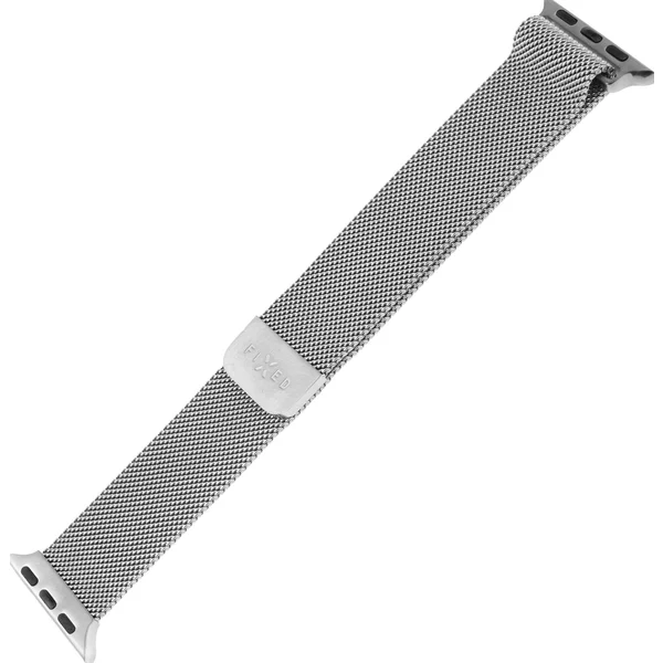 FIXED Mesh Strap síťový nerezový řemínek Apple Watch 38/40/41mm stříbrný - Řemínky - Obrázek 2VQU600301