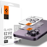 Spigen Glass EZ Fit Optik Pro 2 Pack tvrzené sklo na fotoaparát iPhone 14 Pro/iPhone 14 Pro Max fial - Ochranné folie a skla