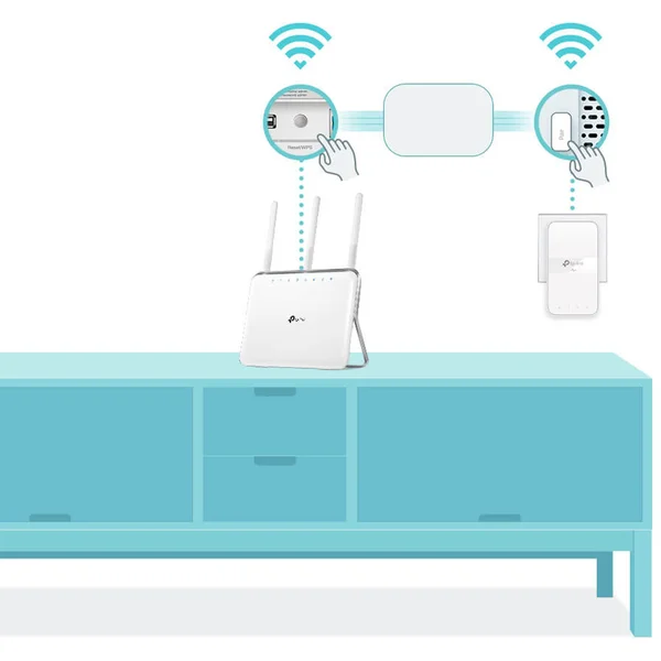 TP-Link TL-WPA7617KIT Powerline+WiFi sada - Powerline - Obrázek 2WMFF00101