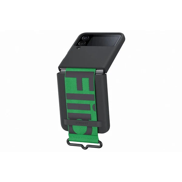 Samsung Silicone Cover Strap Flip4 Black - Pouzdra - Obrázek 2XAVF00101