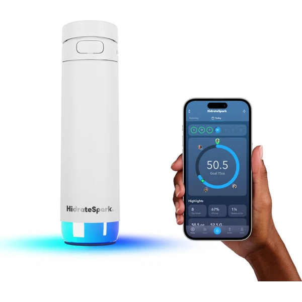 HidrateSpark PRO 2 chytrá lahev, 621 ml bílá - Chytré láhve - Obrázek 2Y2H000K01