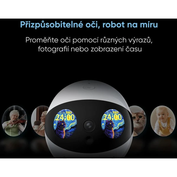 Enabot EBO Air 2 Plus bílá - IP kamery - Obrázek 2Z8L000K01