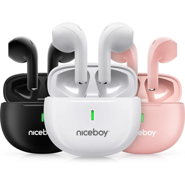 Niceboy HIVE Beans Pop růžová - Sluchátka - Obrázek 2ZE8000701