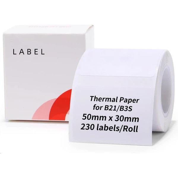 Niimbot štítky R 50x30mm 230ks pro B21, B3S, B1 bílé - Pásky pro štítkovače - Obrázek 2ZR0000N01