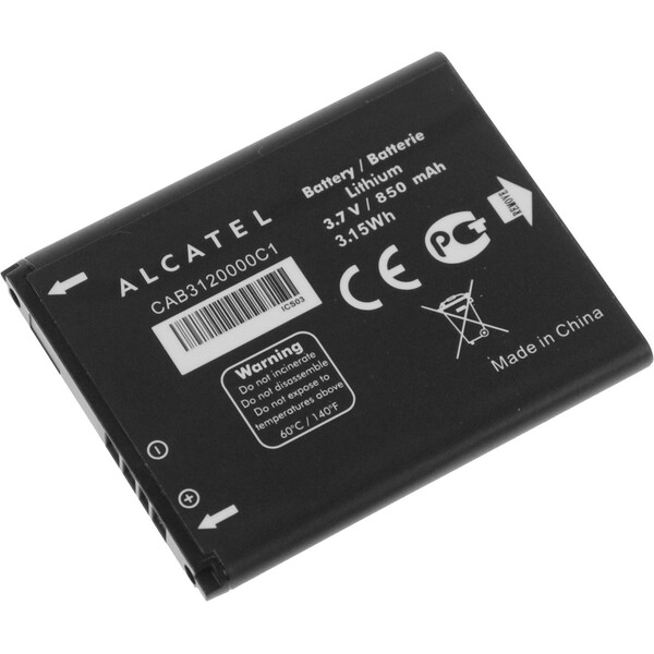 Batteria Originale Alcatel One Touch Per Modelli OT-819, 900, 902, 813D, 838, 3040D - CAB31L0000C1