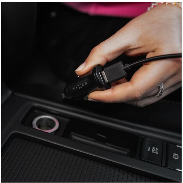FIXED autonabíječka s 2xUSB výstupem, 15W Smart Rapid Charge černá - Nabíječky - Obrázek 2a35045cc6b041dfb1703ecc323bdca9