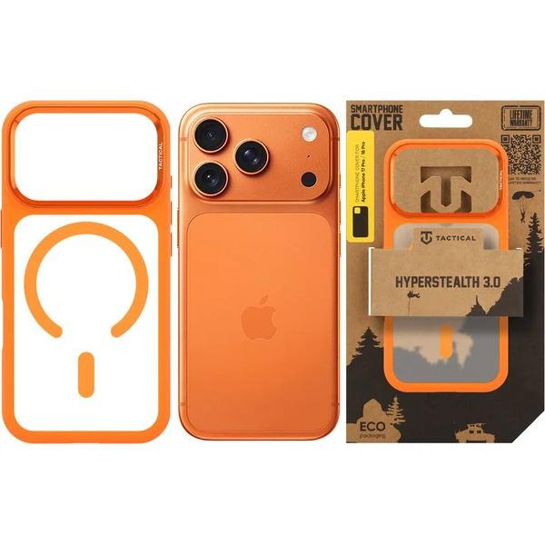 Tactical MagForce Hyperstealth 3.0 MagSafe kryt Apple iPhone 17 Pro/18 Pro Agent Orange - Pouzdra - Obrázek 2a765e34137b4dfa807d2a15abb08dc7